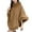 Brown, variant on XFLWAM Women's Fashion Fuzzy Shawl Faux Fur Collar Trim Warm Wrap Cape Soft Comfort Thermal Shawl Winter Outwear Khaki Free Size