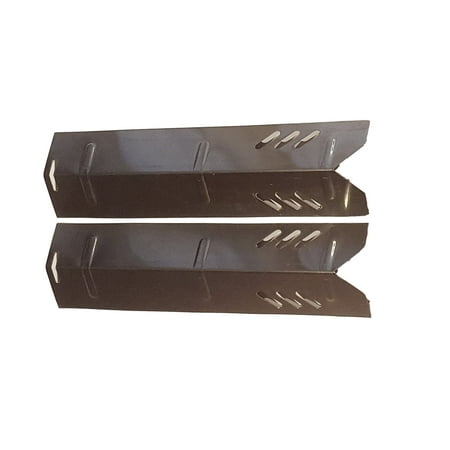 Set of 2 Stainless Steel Heat plates (Length 14 1/4 inchs, width 3 3/4 inches) for Backyard grills, Better Home and Garden grills and Uniflame Grills