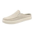 thumbnail image 2 of EKVAHL Backless Shoes for Men, Summer Casual Comfortable Breathable Anti-Slip Mule Sneakers, Round Toe Low-Cut Soft Soles Open Back Shoes, 2 of 6