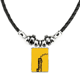 thumbnail image 1 of patrón de anti - guerra paz arma olive branch collar a mano colgante de cuerda de cuero Unbranded M, 1 of 3