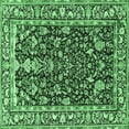 thumbnail image 1 of Ahgly Company Indoor Square Persian Emerald Green Traditional Area Rugs, 8' Square, 1 of 4