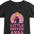 thumbnail image 3 of Frozen - Winter - Little Sister Anna - Toddler & Youth Girls Short Sleeve Graphic T-Shirt, 3 of 5