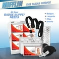 thumbnail image 4 of MIFFLIN Flat Lanyards for Face Mask & ID Badges (Black, 36 Inch, 5 Pack), Comfortable Neck Straps, 4 of 6