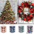 thumbnail image 2 of Decoraciones de Navidad, 12 unidades, 9 colores, Bola de Navidad de alta calidad, colgante de árbol de Navidad, decoración navideña para el hogar, 2023, regalo de Año Nuevo, HOMELLIKER2, 2 of 4