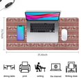 thumbnail image 5 of Long Mouse Pads for Desk,Red Christmas Reindeer Pattern Desk Mats on Top Of Desks, Desk Mouse Pad Extra Large with 3mm Non-Slip Base and Stitched Edge for Gaming,Office,Work,Home 35.4x15.7in, 5 of 5