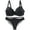 Black, variant on Plus Size Bras for Women, Large Glossy Lingerie Side Breast Anti Sagging Adjustment, Black 38C
