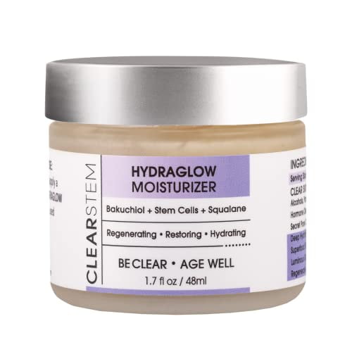 cLEARstem HYDRAgLOW Anti-Aging Stem cell Moisturizer with Bakuchiol, 17 Ounce