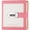 pink, variant on Slccxzc Square Combination Lock Journal, Thickened Lined Notebook Diary, Japanese Style Planner for Travel Stamping
