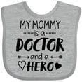 thumbnail image 3 of Inktastic My Mommy is a Doctor and a Hero Boys or Girls Baby Bib, 3 of 4