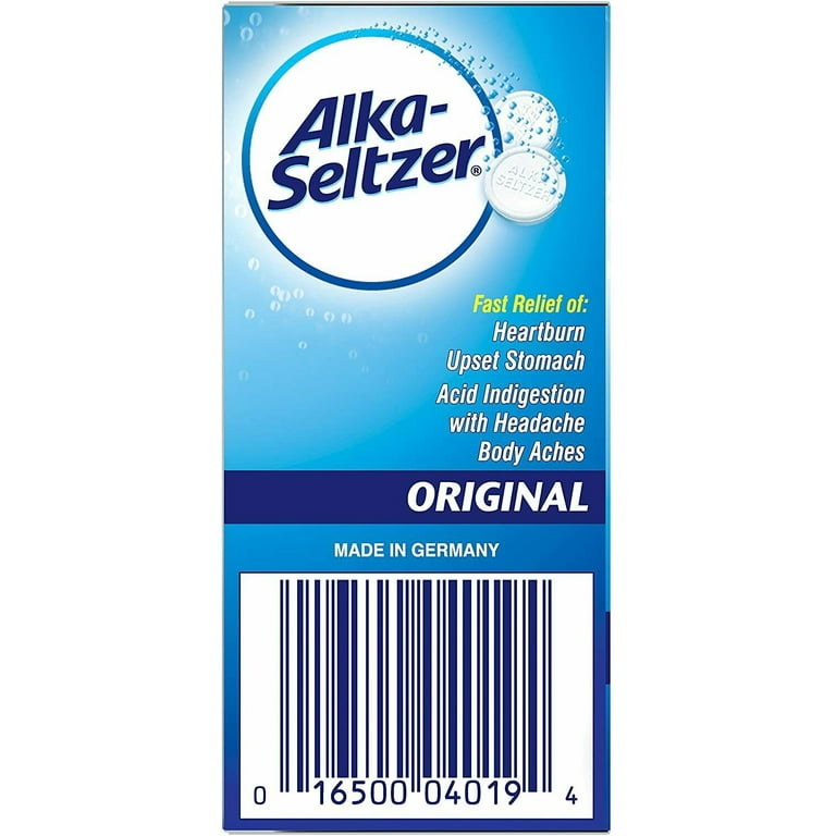 Alka-Seltzer Effervescent Tablets Original 12 ea (Pack of 2