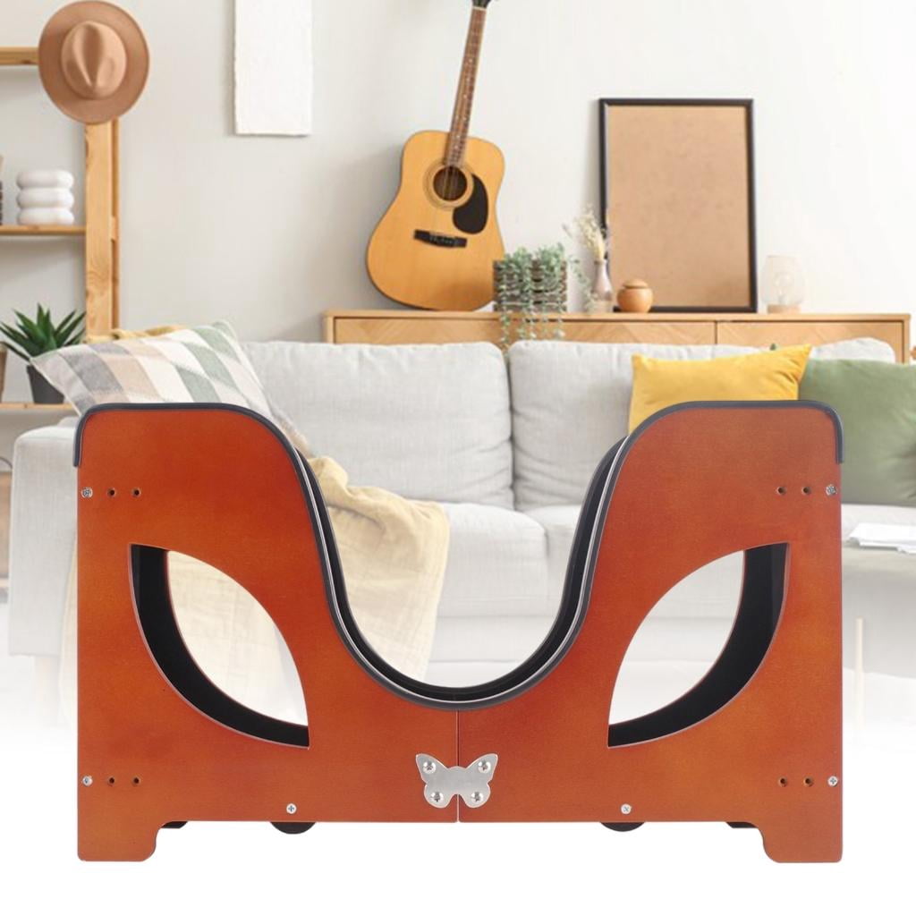 Yihuala Adjustable Barrels Shape Guitar Stand Ukulele Shelf Violins Ukuleles String Instrument Holder Base with Smooth Surfaces