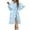 B-Sky Blue, variant on TIANZEN Long Robe Bathrobe Warm Cozy Sleepwear Loungewear Homewear Soft Comfortable Dress With Pockets Woman's Bathrobe Size 3x Women Bathrobes
