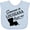 Blue, variant on Inktastic Someone in Louisiana Loves Me Boys or Girls Baby Bib