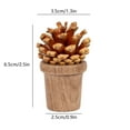 thumbnail image 3 of LEHOZIHEQ Wooden Essential Oil Diffuser, Aromatherapy Diffuser with Natural Pine Cone, for Home, Office, Car, Wardrobe, Yoga Hall, and SPA, 3 of 6