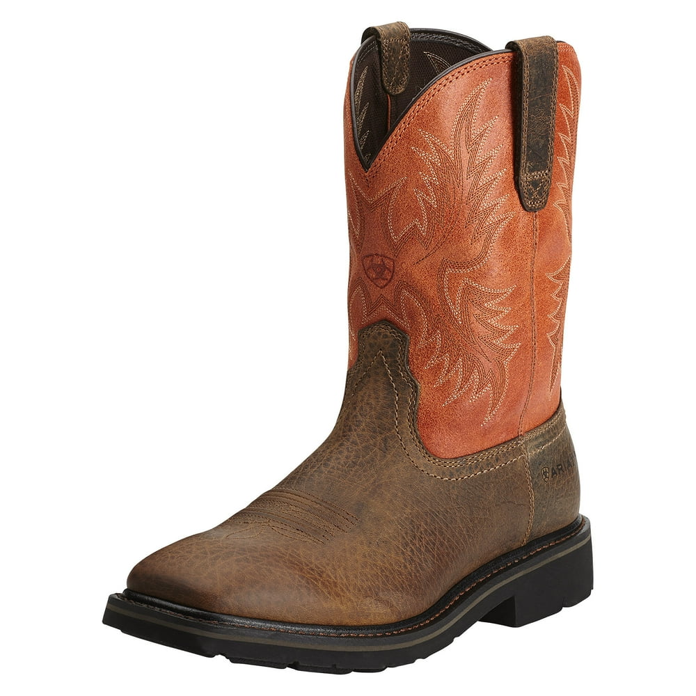 Ariat - Ariat Men's Sierra Wide Square Toe Work Boot - Walmart.com