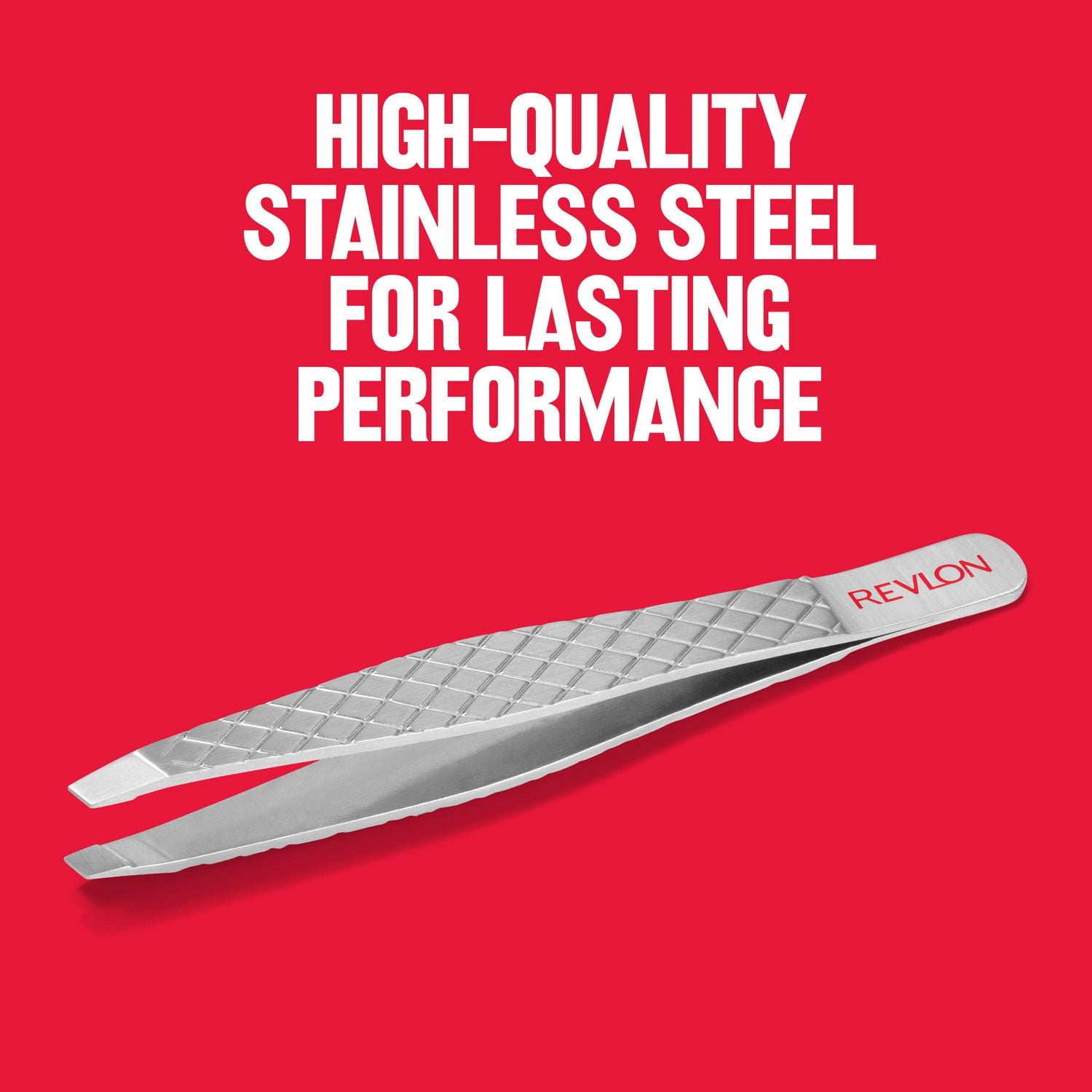 Revlon Ultimate Slant Tweezer, Hand-Finished Ultra-Fine Tips for Precise Hair Removal, Made With High-Quality Stainless Steel