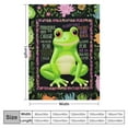 thumbnail image 4 of ONETECH  Frog Gifts, Frog Gifts For Women/Men Throw Blanket Frog Gift, Frog Themed Gifts, Frog Gifts For Frog Lover, Frog Stuff, Cute Frog Gifts, Frogs Gifts, Frog For Girls/Boys Blankets, 4 of 6