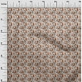 thumbnail image 3 of oneOone Georgette Viscose Peach Fabric Abstract Floral Diy Clothing Quilting Fabric Print Fabric By Yard 42 Inch Wide, 3 of 4