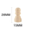 thumbnail image 3 of Rongfmy 20/50 Wooden Chess Set Chess Pieces Table Board Game Kids Educational Toys A A, 3 of 9