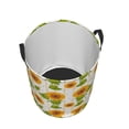 thumbnail image 3 of XMXT Collapsible Laundry Basket, Sunflower Decor Ripple Pattern Polyester Waterproof Laundry Hamper, 62L, 3 of 8