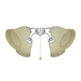 thumbnail image 3 of Aspen Creative 23103-4 Transitional Style Replacement Bell Shaped Antique Glass Shade, 3 of 6