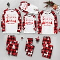 thumbnail image 6 of Mifsaly Christmas Pajamas for Adults Family Matching Xmas Pjs Sets Loose 2 Piece Cute Print Pullover Sleepwear Nightwear Bright and Merry Plaid Sleep Pants 2025 Holiday Festival Homewear, 6 of 7