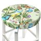 thumbnail image 3 of Balery Meadow Plants And Butterflies Fundas de asiento para taburete de bar redondo de tela de terciopelo ajustables que protegen de arañazos y manchas para sillas de 14 a 17 pulgadas.-14 inch, 3 of 7
