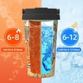 thumbnail image 5 of Fotbe Skeleton Cowboy And Guitar Printed Insulated Travel Coffee Mug Spill Proof Leak Proof Stainless Steel Coffee Tumbler Reusable Coffee Cups with Lids Thermos, 5 of 8