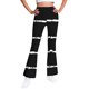 thumbnail image 2 of Pantalones largos con estampado para niñas, forrados de vellón para mayor calidez, pantalones largos casuales, leggings ligeramente acampanados, traje para niñas de 5 a 16 años., 2 of 6