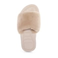 thumbnail image 3 of Dream Pairs Women's Fashion Comfort Fluffy Fur Open Toe Slides Shoes Fuzzy House Slippers DSL219W APRICOT Size 12, 3 of 3