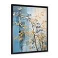 thumbnail image 5 of Designart "Zen Moment With Blue And Gold Bamboo III" Bamboo Picture Framed Wall Art Living Room, 5 of 5
