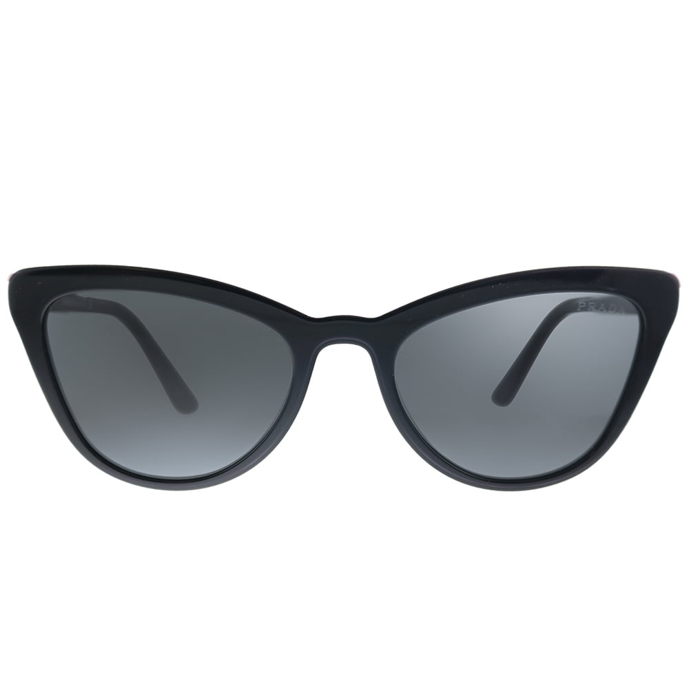 Prada Catwalk PR 01VS Plastic Womens Cat-Eye Sunglasses Black 56mm Adult -  