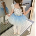 thumbnail image 4 of WIBACKER Girls Ballet Tutu Dress 2-8Y, Shiny Princess Tulle Leotard Ballerina Dance Costume Halloween Christmas, 4 of 6