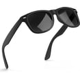 thumbnail image 2 of Polarised-Sunglasses-UV400-Protection Rectangular Sunglasses Retro Black Sun Glasses Unisex Classic Ultralight Shades 1pcs, 2 of 4