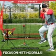 thumbnail image 5 of PowerNet Coach's Bundle Ball Caddy + Tee + 2 Pack Heavy Weighted Training Balls for Baseball Softball, 5 of 6