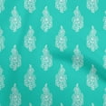 thumbnail image 1 of oneOone Polyester Spandex Turquoise Blue Fabric Block Fabric For Sewing Printed Craft Fabric By The Yard 56 Inch Wide-WM, 1 of 5