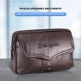 thumbnail image 4 of Cinturón para hombre, bolsos multifunción de PU, billetera para teléfono, riñonera (1 café, 10 Uds.), 4 of 5
