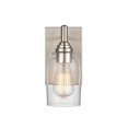 thumbnail image 2 of Millennium  Lighting Arlett 1 Light Wall Sconce in Brushed Nickel with Clear Glass Shades - 26, 2 of 5