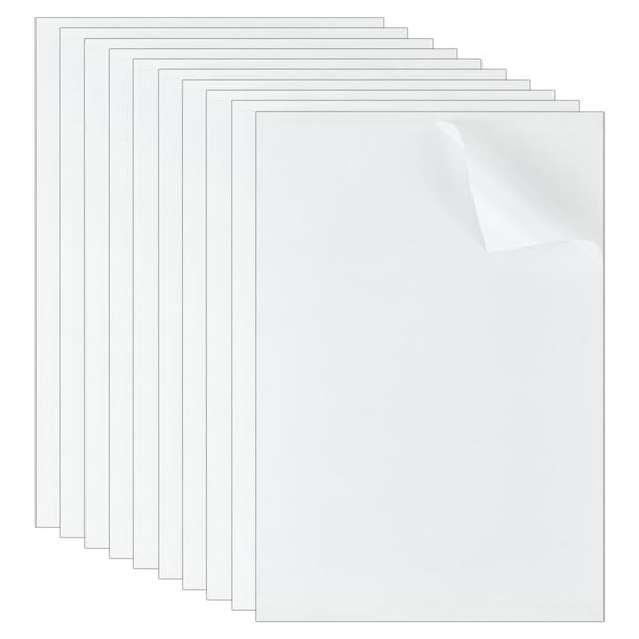 10Pcs Patch Adhesive 11.3x8.3 Inch Self-Adhesive Badge 0.2mm Thick Washable Double-Sided Adhesive Patch No Sewing No Ironing Patches for Uniform Jeans Jacket Backpack