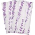 thumbnail image 2 of Coolnut 1 Pack Beautiful Violet Lavender Kitchen Towels, Soft Highly Absorbent Dish Towels Reusable Tea Towels Set, 28"x 18", 2 of 6