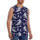 thumbnail image 2 of Balery Abstract Skiing Camisetas sin mangas para hombre, absorbe la humedad y protege contra el mal olor.-3X-Large, 2 of 7
