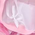 thumbnail image 4 of Tiijoy Toddler Girls Swimsuit Cartoon Short Sleeve Rash Guard Shorts with Swim Cap, 3-Piece, Sizes 3-14, 4 of 6