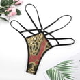 thumbnail image 4 of Baroque Chain Open Type Women's Panties Crotch Opening G-strings Thongs Lingeries Underwear, 4 of 7