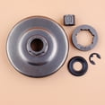thumbnail image 2 of Haishine 3/8"7T Clutch Drum Rim Sprocket Needle Bearing Washer for Husqvarna 365 372 362 371 372XP Chainsaws W/Clip, 2 of 6