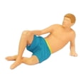 thumbnail image 4 of Figuras pintadas a mano 1:64 escala pequeña piscina hombres personas perfecl ornamento diseño S escala miniatura escenas Diorama Azul, 4 of 8