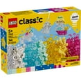 thumbnail image 3 of LEGO Classic Magical Transparent Box - Preschool Learning Toy for Boys and Girls, Ages 5+ - Easter Basket Stuffer - Beginner Construction Set - Colorful Building Bricks Toy - 11040, 3 of 8
