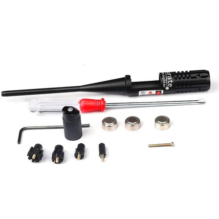 RIVONO Laser Bore Sighter,Red Bore Sighter,Ag13 Button Cell Battery Bore Sight Laser