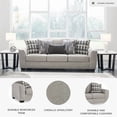 thumbnail image 4 of Signature Design by Ashley Avenal Park Flannel Sofa, 4 of 21