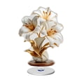 thumbnail image 2 of CaiYueKe Acrylic Rotating Flower Decor with Base Artistic Lily Decoration Modern Floral Home Decor Accent for Tabletop Shelf Living Room Office Decorative Ornament Gift Idea, 2 of 6