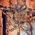 thumbnail image 3 of Adorno para árbol de Navidad con 30 luces LED de cobre blanco cálido, adornos navideños naturales de ratán vintage para chimenea de mesa de árbol de Navidad, 3 of 4